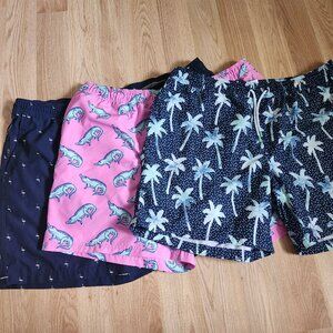 Bundle of three mens bathing suits